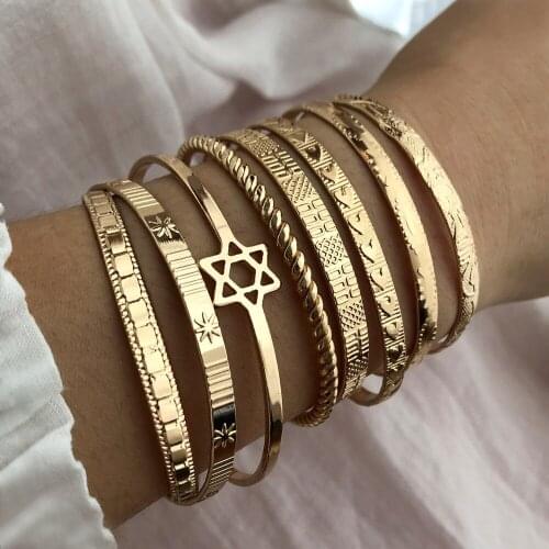 MUZHI Golden Bracelets