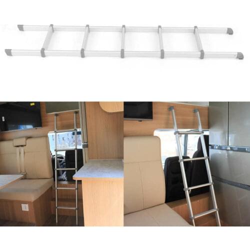 RV Night Ladder 5 Steps Indoor Maximum Weight 150kg Length 1530mm Aluminum Alloy for Camper Auto Accessories