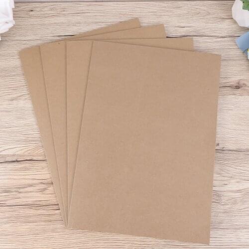 20pcs A4 Kraft Paper Presentation Folder Project File Document Folder Office Accessories (Kraft Paper)