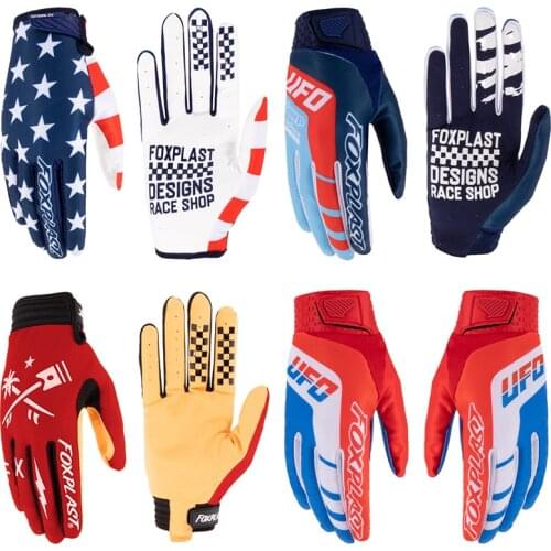 Cycling Gloves MTB Motorcycle Motocross Off Road Racing Pro Downhill Sport Bike Bicycle Cycling Riding men breathable Gloves