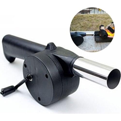 Manual Blower Hand-Cranked Portable For Outdoor Barbecue Grill Fire Cranked Picnic Camping BBQ Tool Accessories