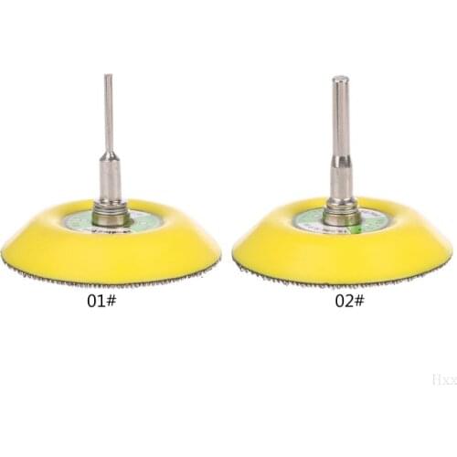 3''75mm Sander Disc Sanding Buffing Polish Backing Pad Backer Plate 3/6mm Shank Electric Grinder Rotary Tool