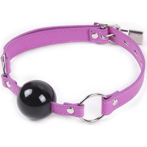 Silicone Ball Open Mouth Gag Plug Mouth Adult Bondage Restraints Leather Toys Mouth Ball Bdsm Sex Toys for Couples Adult Games