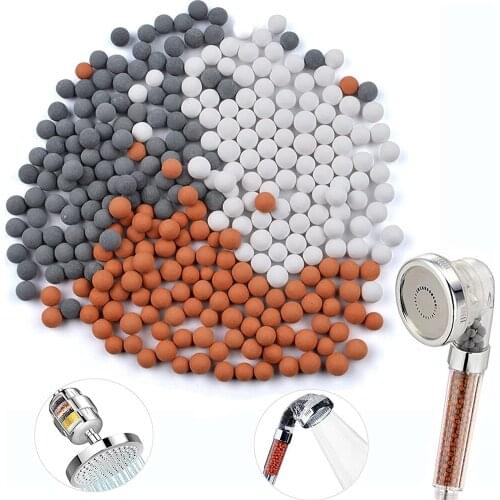 282 Pcs Replacement Anion Mineral Beads Stones Balls, Diameter 6mm Filtered Mineral Stone Beads, Shower Head Beads
