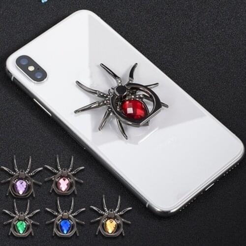 Universal Mobile Phone Holder Spider Finger Ring Holder For iPhone Samsung Huawei Xiaomi 360 Degree Rotation Support Telephone