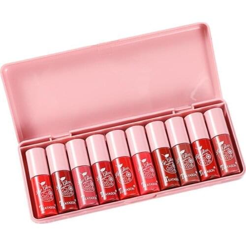 10 Moisturizing And Lasting Moisturizing Mirror Pearl Sets Lip Glaze I6I0