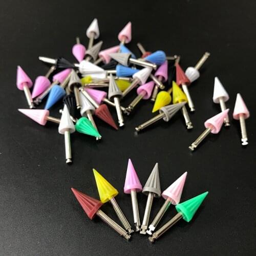 100X Dental Polishing Cup Dental Bending Machine Polishing Brush Contra Angle Polisher Prophy Cup Oral hygiene Dental Lab Tools