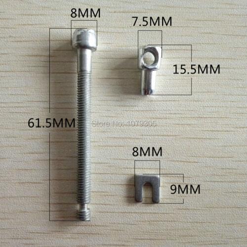 4 Sets 45cc 52cc 58cc Chainsaw adjusting system screw