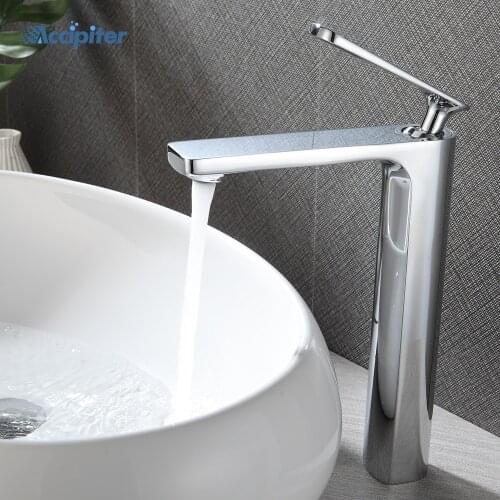 Accipiter White Bath Mixers