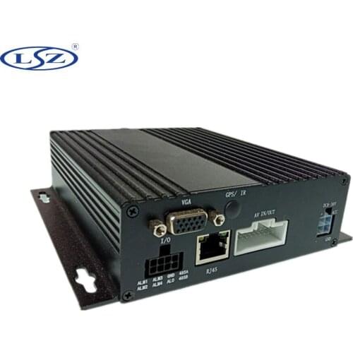 AHD car video recorder dual SD card 4 way car monitoring host factory direct sales