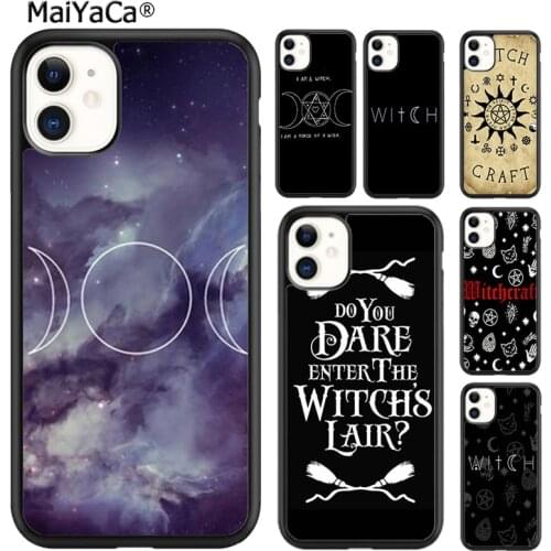 MaiYaCa MAGIC Witchcraft Witch Witchy Phone Case Cover For iPhone SE 6 6s 7 8 plus X XR XS 11 12 pro max Samsung S8 S9 S10 shell