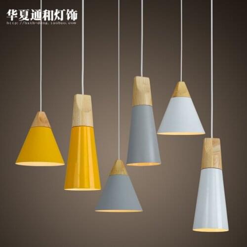 Personality single head Cafe Nordic minimalist modern bar with balcony hanging in the bedroom living room creative ZCL