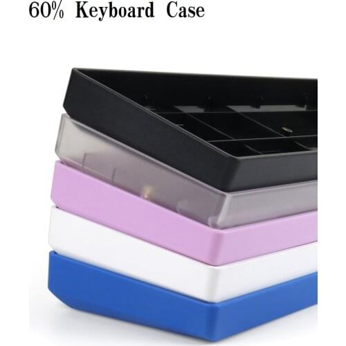 For GH60 POKERII 2 FACEU Compact Keyboard Base Seat 60% Mechanical Gaming Bluetooth Wireless Mini Keyboard Plastic Frame Case