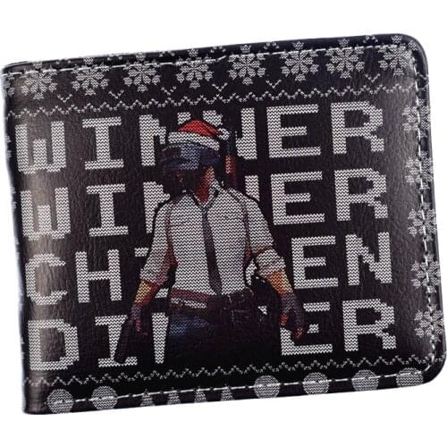 Game PUBG Wallet with Coin Pocket Card Holder Mens Wallets