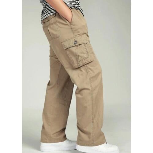 Mens Pants Casual Pants Loose Mens Long Pants High Waits Man Trousers Elastic Waist Bottoms size:XL-6XL