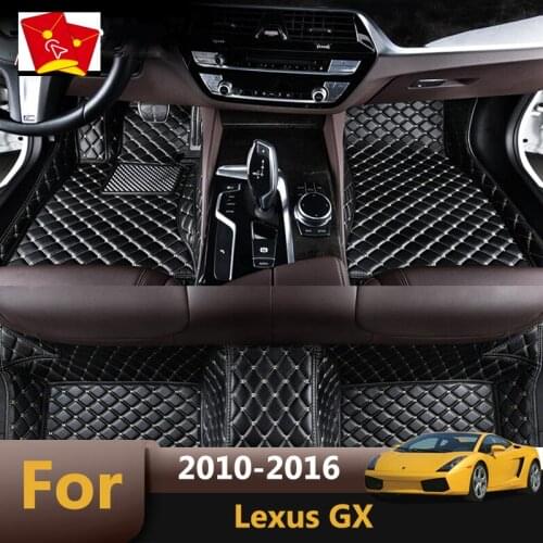 For Lexus GX 2016 2015 2014 2013 2012 2011 2010 Car Floor Mats Carpets Rugs Foot Pads Custom Auto Styling Interior Accessories