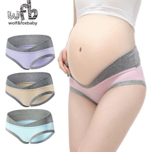 Retail cotton low-waisted plus size womens underwear briefs underwear briefs womens underwear Maternity clothing