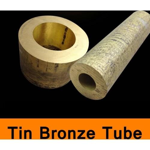 Tin Bronze Tube Pipe or Bar Raw Material for Valves Heat Exchanger Seawater Resists Corrosion Boiler Ship Building