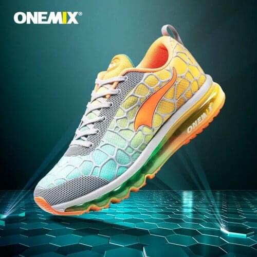 ONEMIX unisex air cushion Running Shoes Breathable Outdoor Sport Sneakers Lightweight Athletic Jogging Walking Shoes