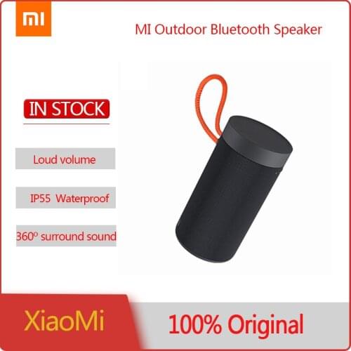 Original Xiaomi Portable Outdoor Bluetooth Speaker Waterproof Wireless Dual Microphone Speaker MP3 Player Stereo Music Surround