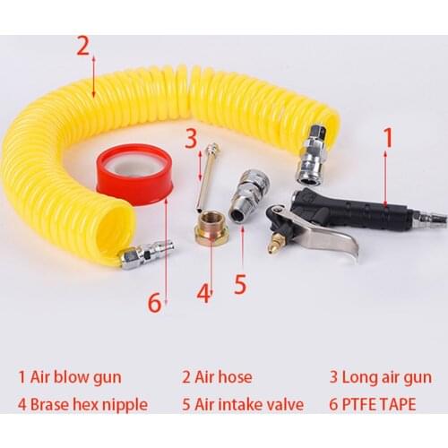 Pneumatic Cleaning Gun Air Blow Gun Pistol Trigger Cleaner Compressor Dust Blower Nozzle Cleaning Tool for Compressor