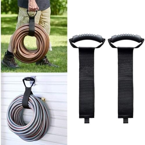 Portable Extension Cord Organizer (2 Pack) Heavy-Duty Hook and Loop Storage Straps with Carrying Handle fit Garages