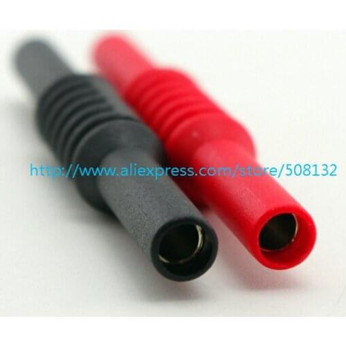 Female to Female Banana Connectors for Leads Extension Insulated Coupler