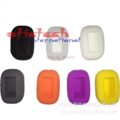 By DHL or Fedex 100 pcs silicone case LCD two way car remote silicone car alarm Starline B92 /B64/B62/B94 silicone case