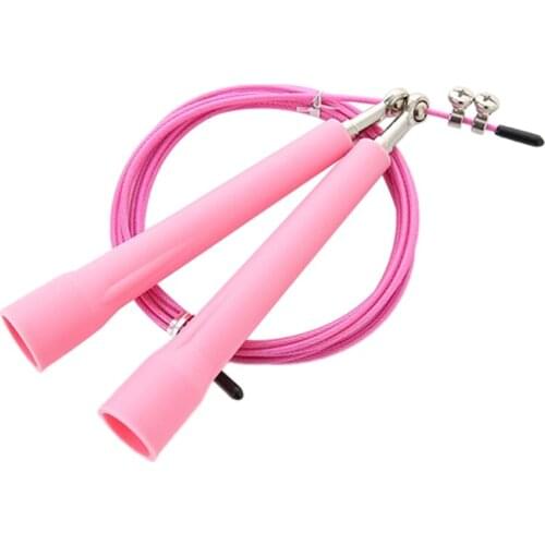 Adjustable Speed Jump Rope Bearing Steel Wire Skipping Rope for Gym Fitness MMA Boxing Training Dropship