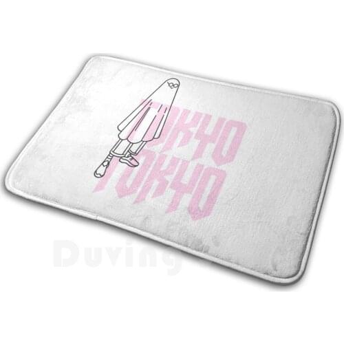Tokyo Boys Soft Non-Slip Mat Rug Carpet Cushion Tokyo Anime Japan Manga Japanese Tokyo Ghoul Ghoul Kawaii Blue Pastel