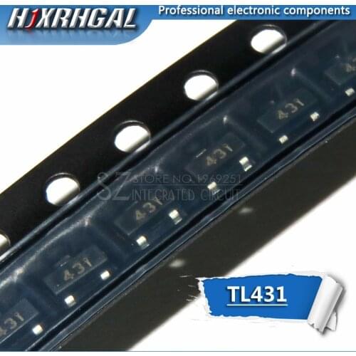 50pcs TL431 SOT23-3 SOT23 TL431A SOT-23 431 SOT SMD voltage regulator IC