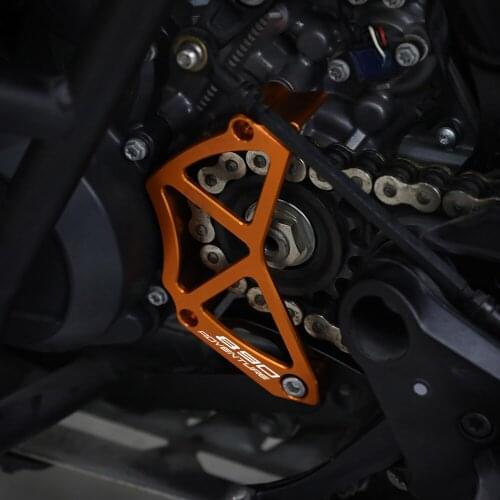 Motorcycle Accessories CNC Chain Guaud Cover Front Sprocket Guard Protector Cover For 790 890 Adventure R S ADV 2019 2020 2021