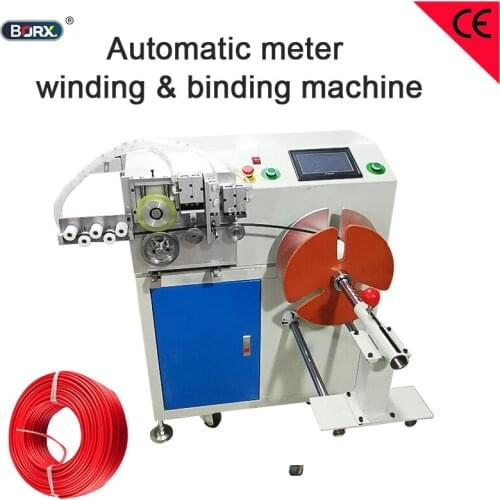 Automatic meter winding and bindg machine coil wire meansurement wind equipment for video network cable binding tool