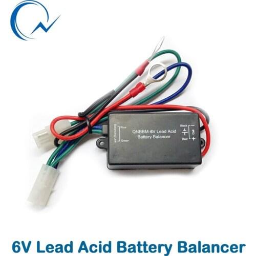 QNBBM 6V Lead Acid Battery Equalizer Balancer Prevent Corrosion and Sulfuration for 6V Lead Acid Battery Bank system