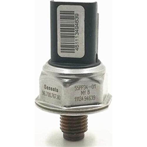 Free Shipping Fuel Rail Pressure Sensor For Peugeot 206 208 For Citroen 1.4 1.6 Hdi For VOLVO V40 D2 1.6D 55PP34-01 9670076780