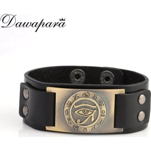 Dawapara Men's Leather Bracelets