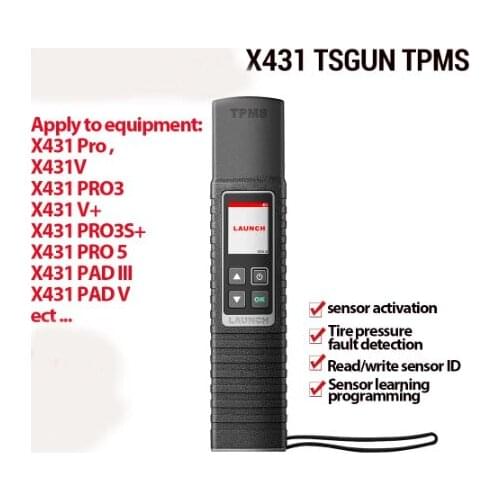 LAUNCH X431 TSGUN TPMS Diagnostic Tool Activate/Read/Learn/Program Tire pressure sensor work with X431 V/V+/PRO/PRO3/PRO3S/PAD I