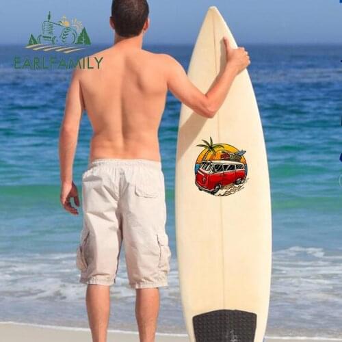 EARLFAMILY 30cm x 27.7cm for Camper Travel Bumper Car Sticker Windshield Waterproof Decal Motorcycle ScratchProof RV Car Styling