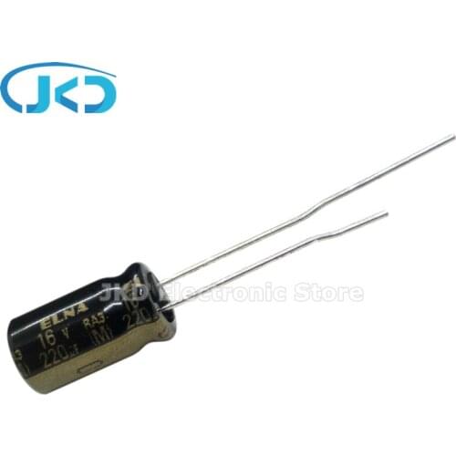 20PCS NEW ELNA RA3 16V220UF 6.3X11MM Audio Electrolytic Capacitor 220uF16V 85℃ RA3 Series 220uF 16V 100% ORIGINAL 6.3*11