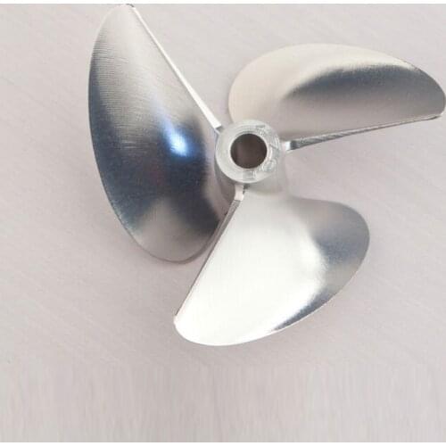FATJAY 1pc RC FSR-O27 boat 470A propeller 3-blade 6.35mm shaft size 70mm outer diameter pitch 1.4" CNC 7075 aluminum alloy prop