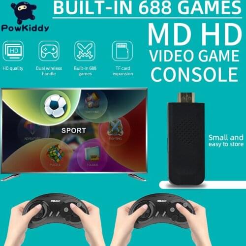Wireless Retro Gaming Console For Sega Genesis 16 Bit Video Game Consola With 688 Juegos HD Mini Game Stick For Sega Mega Drive