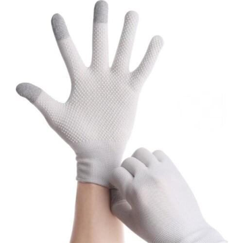 Driver Mid-Long Summer Cotton Cycling Thin Touch Screen Car Driving Gloves Sunscreen Bike Sleeve Gloves