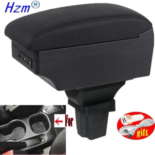 For Chevrolet Novo Prisma armrest box Interior Center Console Storage Box Arm Rest USB interfac
