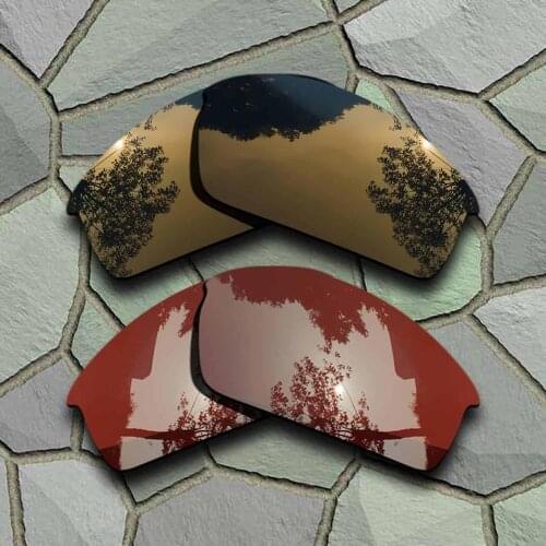 Bronze Copper&Bronze Brown Sunglasses Polarized Replacement Lenses for Oakley Bottlecap