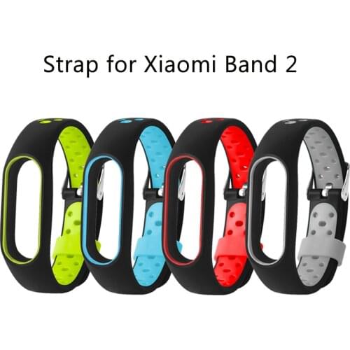 Wrist Strap for Mi Band 2 Silicone Replacement Band Wristband for Xiaomi Mi Band 2 Bracelet Correa Accessories for Miband 2