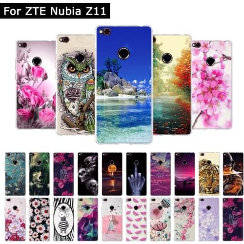 Luxury TPU Case For ZTE Nubia Z11 NX531J 5.5 inch Painting Soft Silicone Coque Back Cover Cute Patterned Protective Fundas Cases