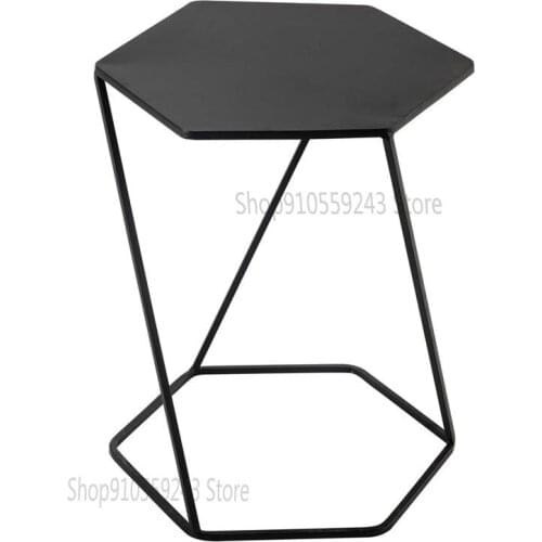 Nordic Side Table Wrought Iron Mobile Side Table Coffee Table Sofa Table Small Square Table Corner Table Simple Sofa Side Table