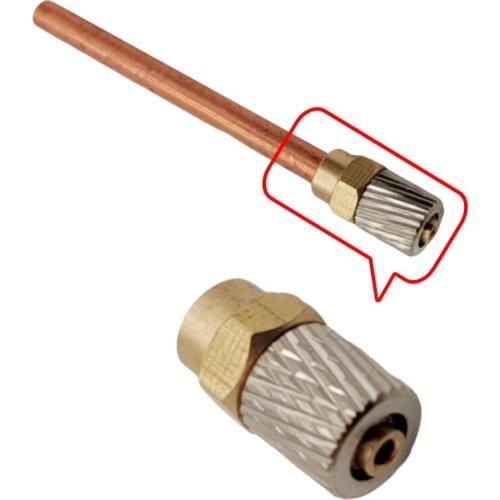 Nozzle Solder Connector for 4mm OD Copper Pipe for 1/12 RC Hydraulic Loader Truck Excavator Oil Cylinder Trailer Car Parts