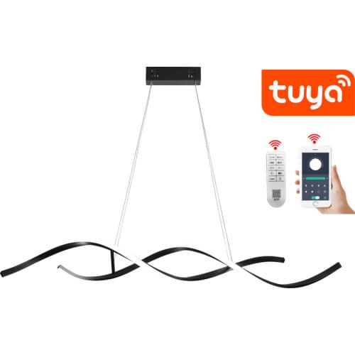 TCY Modern LED Pendant Lights Black/White For Living Room Bedroom Kitchen Hall Home Lamp Indoor Lighting Fixtures Simpl dimmer