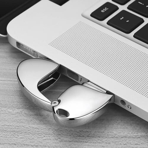 K30 32GB/64GB/128GB USB Flash Drive Shock Proof Data Storage Metal Portable Metal Thumb Drive for TV